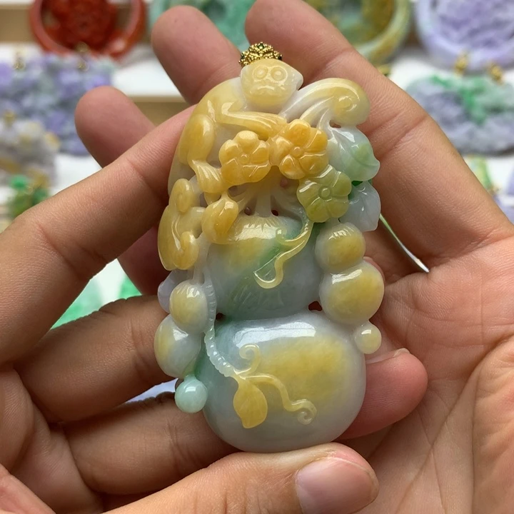 颈饰未镶嵌翡翠翡翠