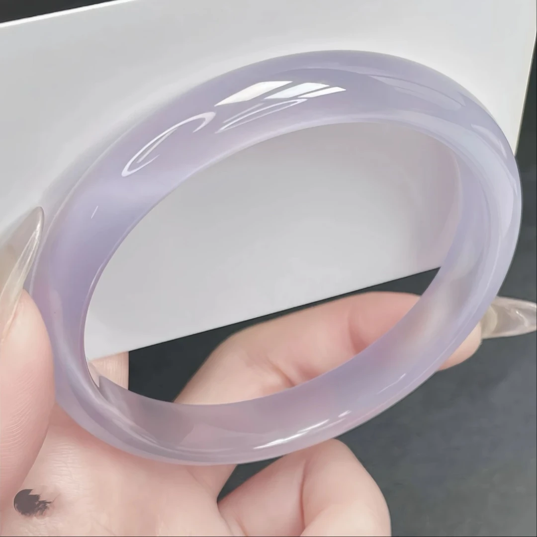 手镯 冰冰紫  尊贵显气质 美人镯54圈口