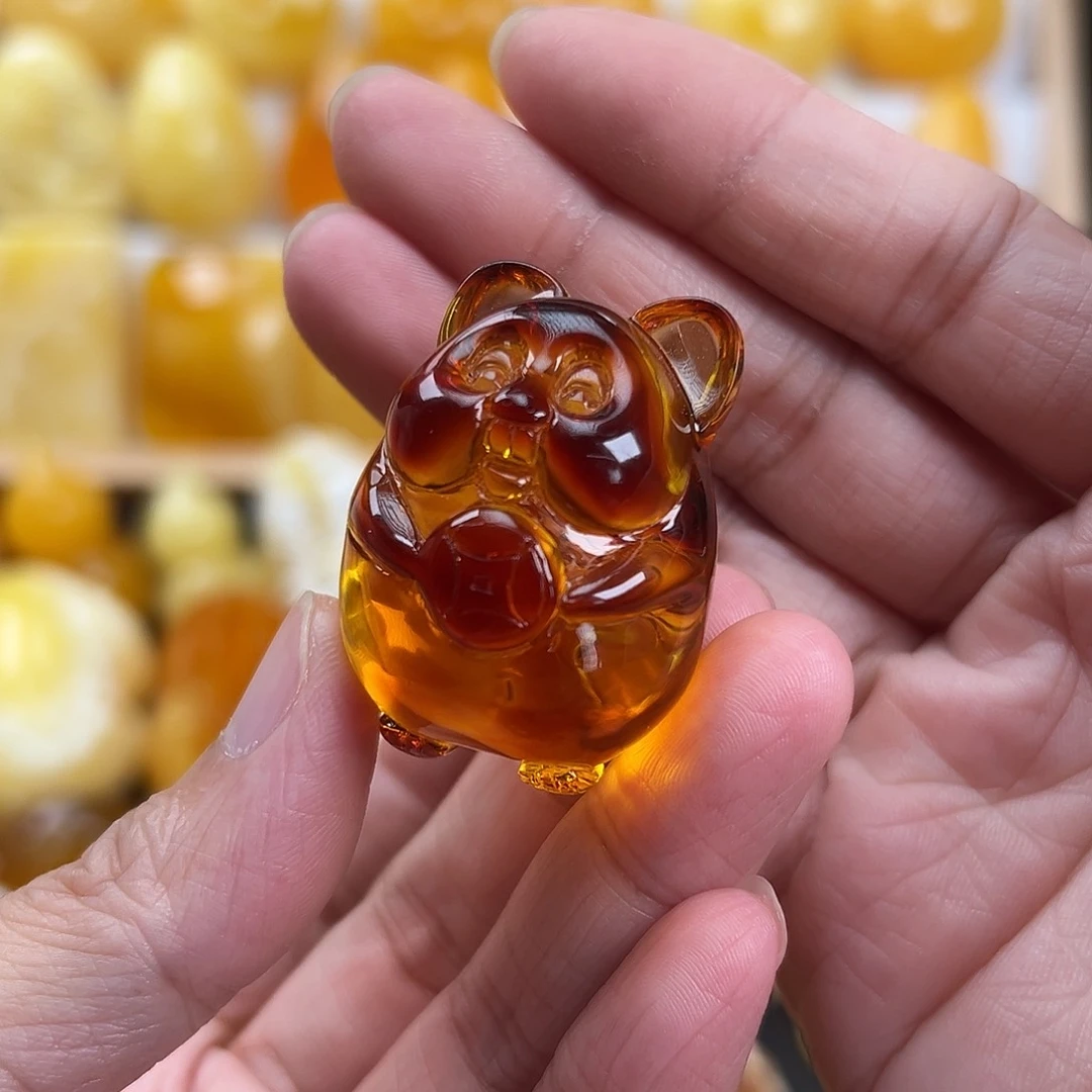 蜜蜡颈饰未镶嵌蜜蜡