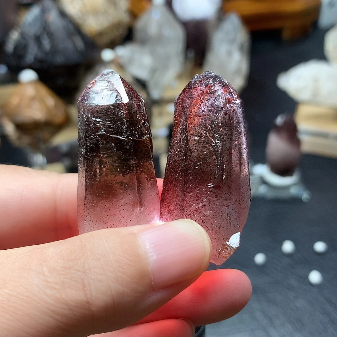 未镶嵌大型摆件（非配饰）水晶纳米比亚晶草莓