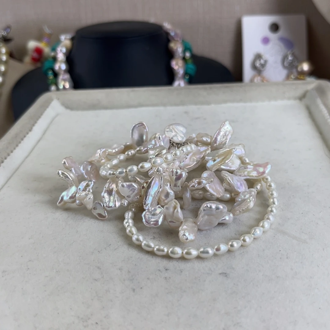 星***海淡水珍珠未镶嵌项链【纯恬】