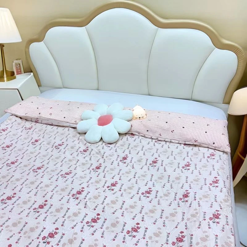 （150*200被套）玫瑰小碎花-针织棉被套