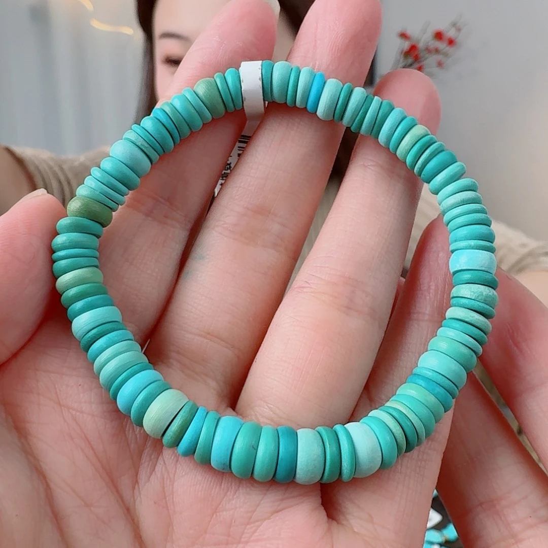 绿松石未镶嵌挂件