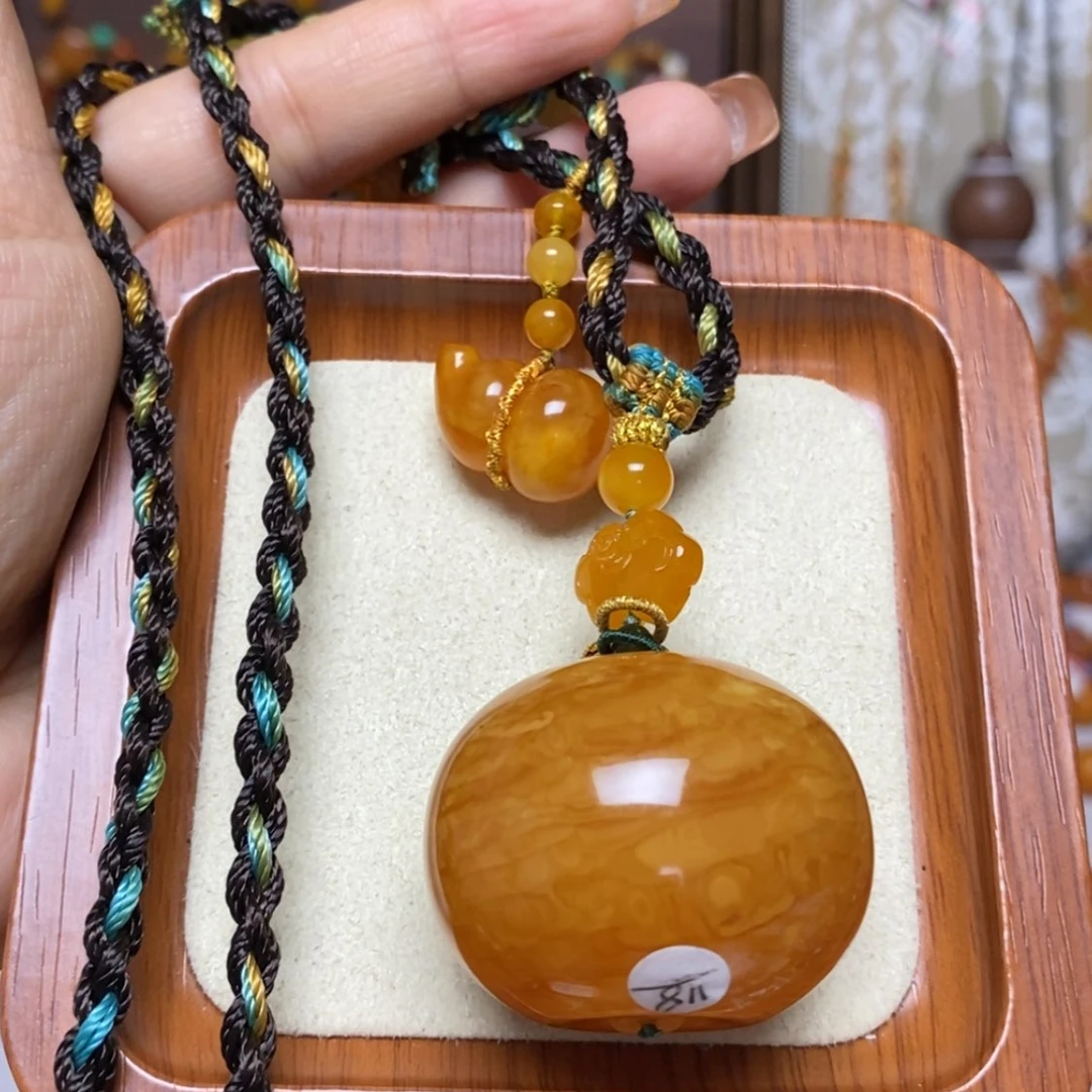 【闪购商品】蜜蜡颈饰未镶嵌项链