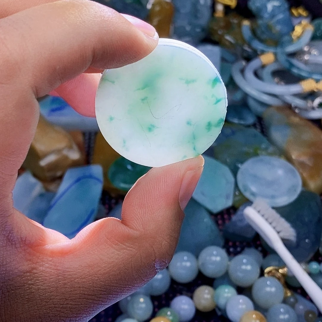 颈饰未镶嵌翡翠翡翠