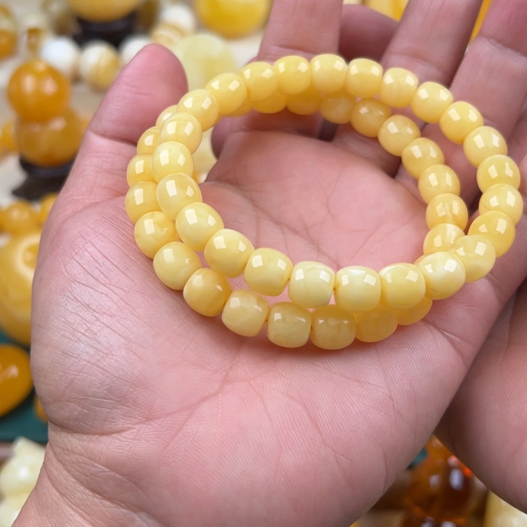 蜜蜡未镶嵌颈饰纯天然琥珀蜜蜡无优化