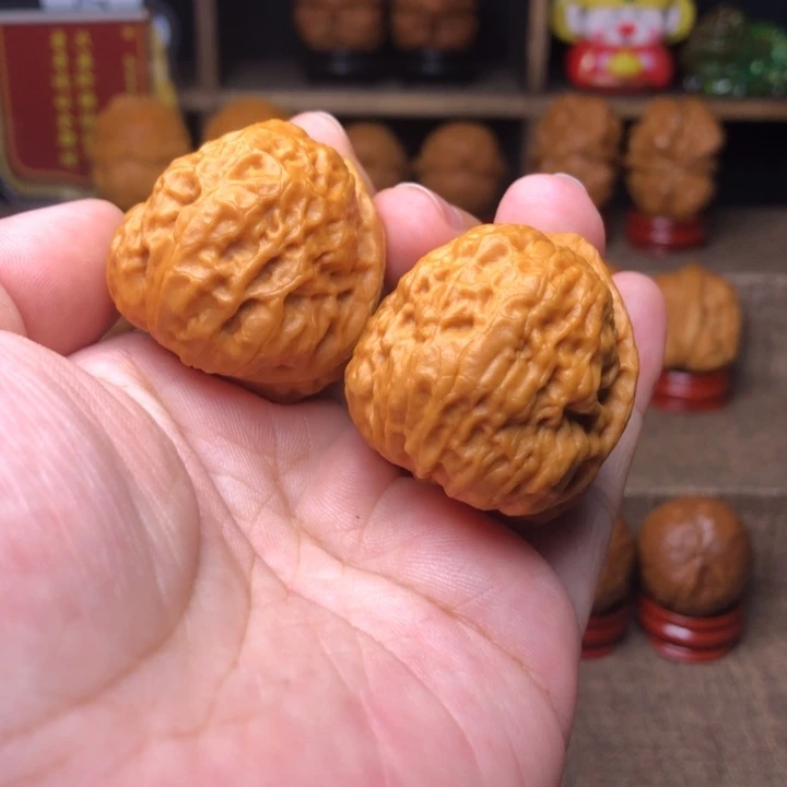 把件文玩核桃21卧莲金蟾37+