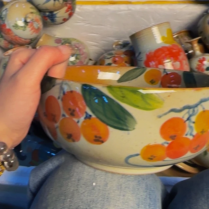 瓷片景德镇陶瓷手工手绘福利