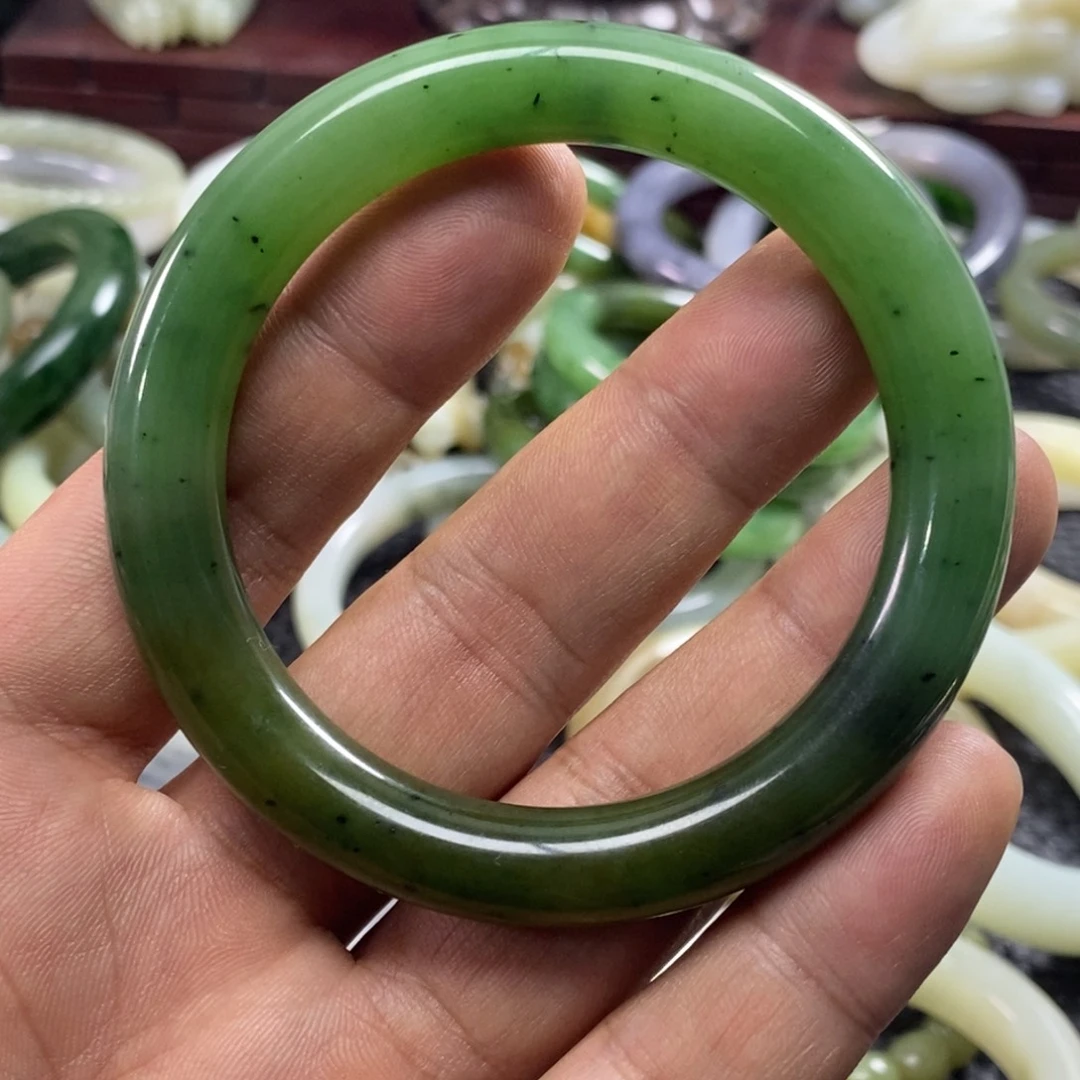 疯***罐和田玉未镶嵌手链