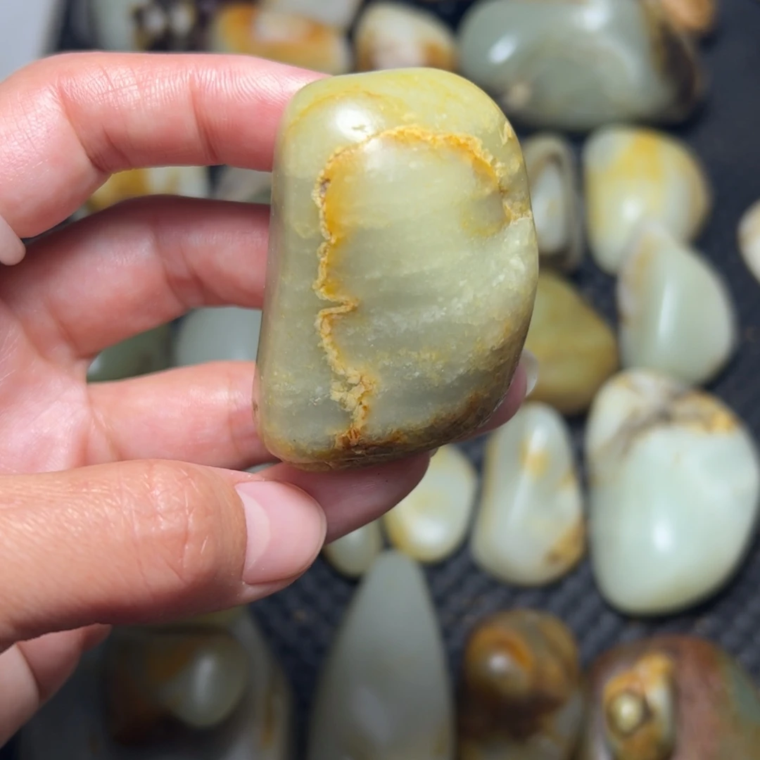 和田玉未镶嵌挂件8