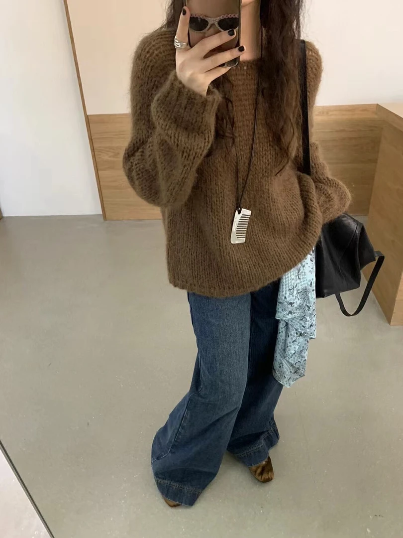 【仅支持48小时内退换货】圣水洞～在韩新款上衣福福（非图片款）