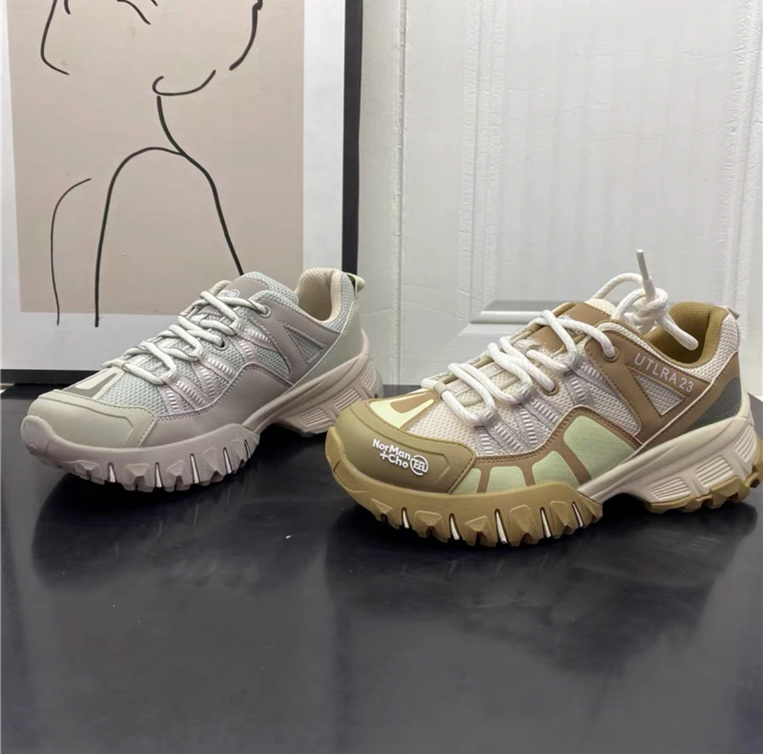 休闲鞋火火家网面轻便增高厚底老爹鞋时尚百搭潮流童装松糕运动鞋