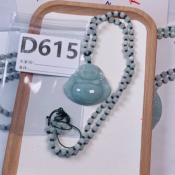 翡翠未镶嵌颈饰天然