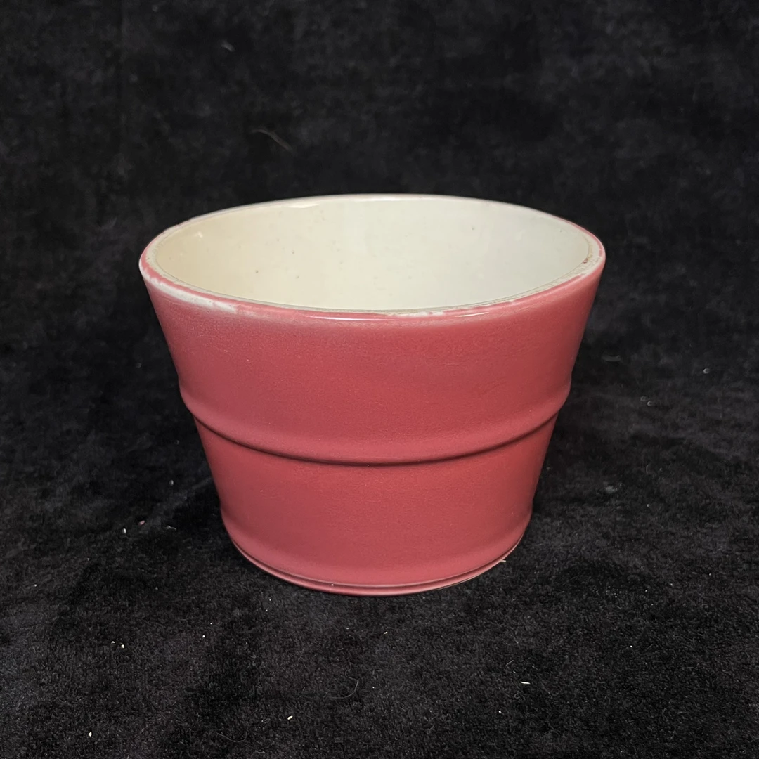 清晚期胭脂红笔洗