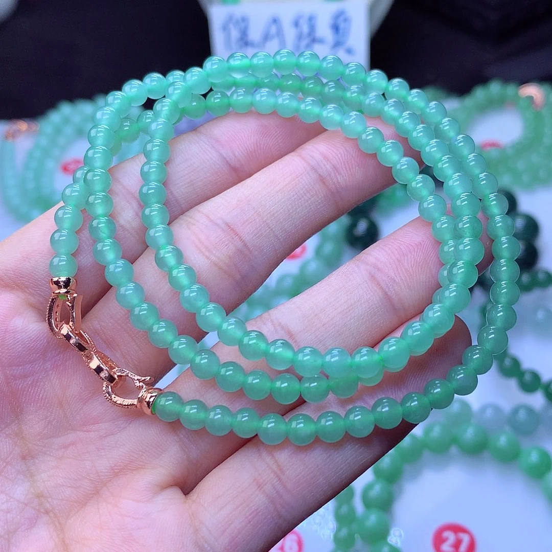 翡翠毛衣链未镶嵌卡4.8