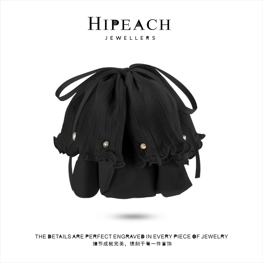 法式褶皱蝴蝶结抓夹060-022 060-023