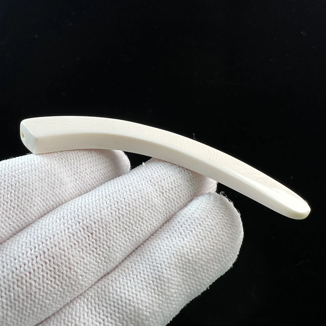 D4029天然猛犸牙 牙尖 72mm支持鉴定 假一罚四