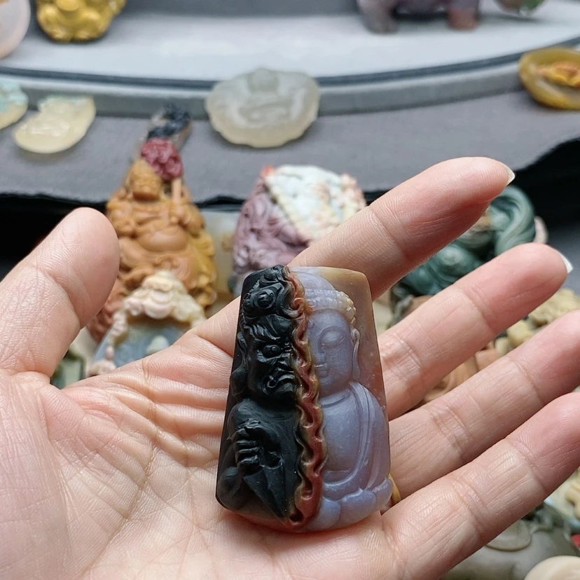 【闪购商品】未镶嵌吊坠定制玛瑙