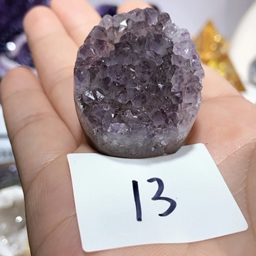 【闪购商品】8888未镶嵌紫晶水晶未镶嵌888