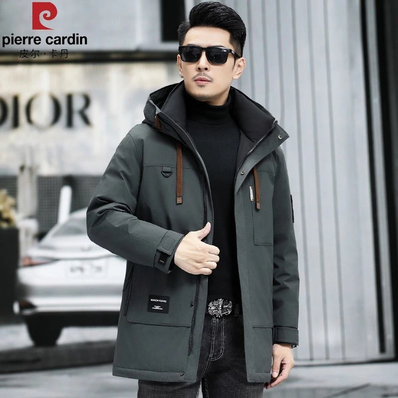 皮尔卡丹正品羽絨服2026冬季中青年新款美式时尚工装抗寒保暖男士