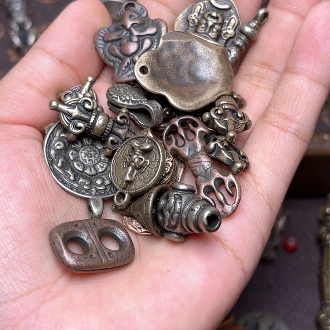 一*墨铜星月菩提吊坠项链