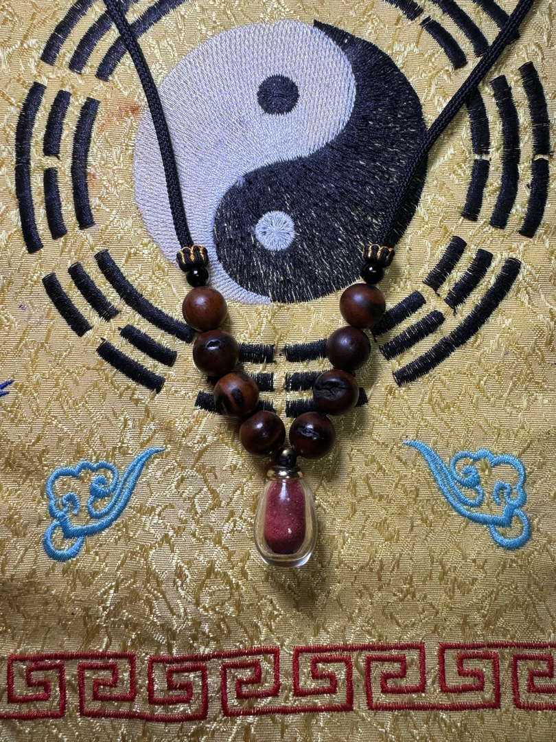 非金属陶瓷吊坠 杨大胆同款雷枣木项链吊坠，已走流程