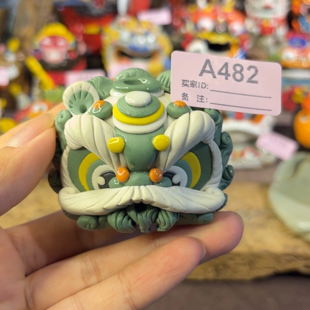 D***志泥塑纯手工茶宠摆件