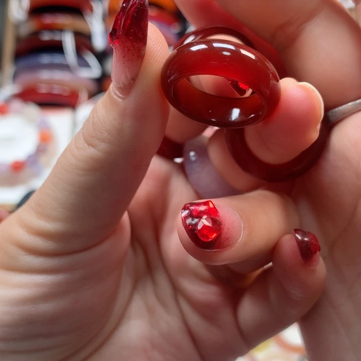 玛瑙/玉髓手镯未镶嵌星****