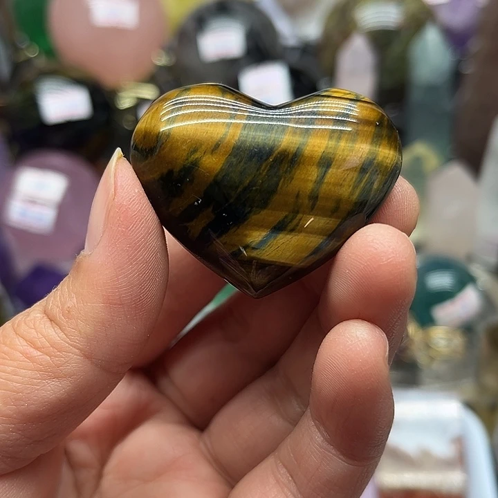 珠宝半成品未镶嵌水晶36克爱心