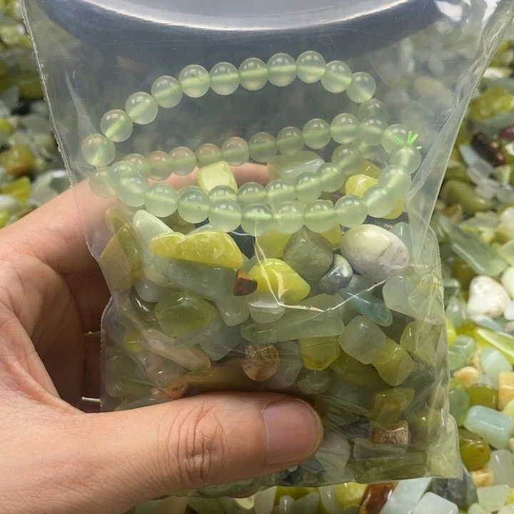 蛇纹石玉未镶嵌鱼缸石