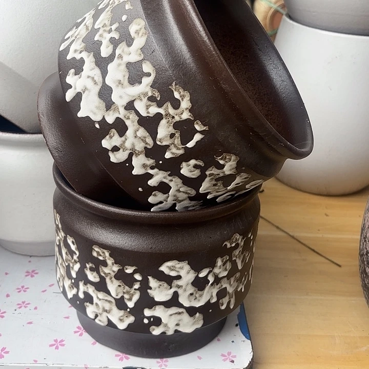 红陶侘寂风两个口径21*19