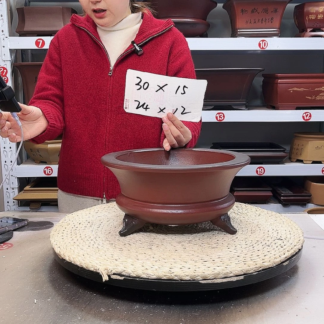 紫砂花盆紫砂花盆