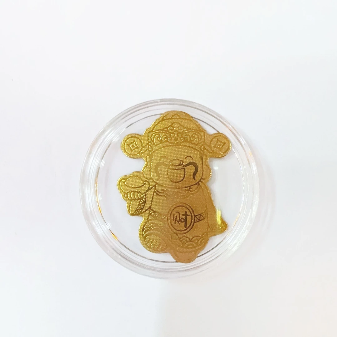 含金工艺品【阿珠专享】含金黄财财手机贴Z314（一件）