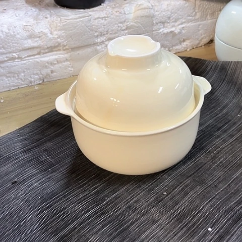 微瑕，不明火，15厘米，高度7泡面碗