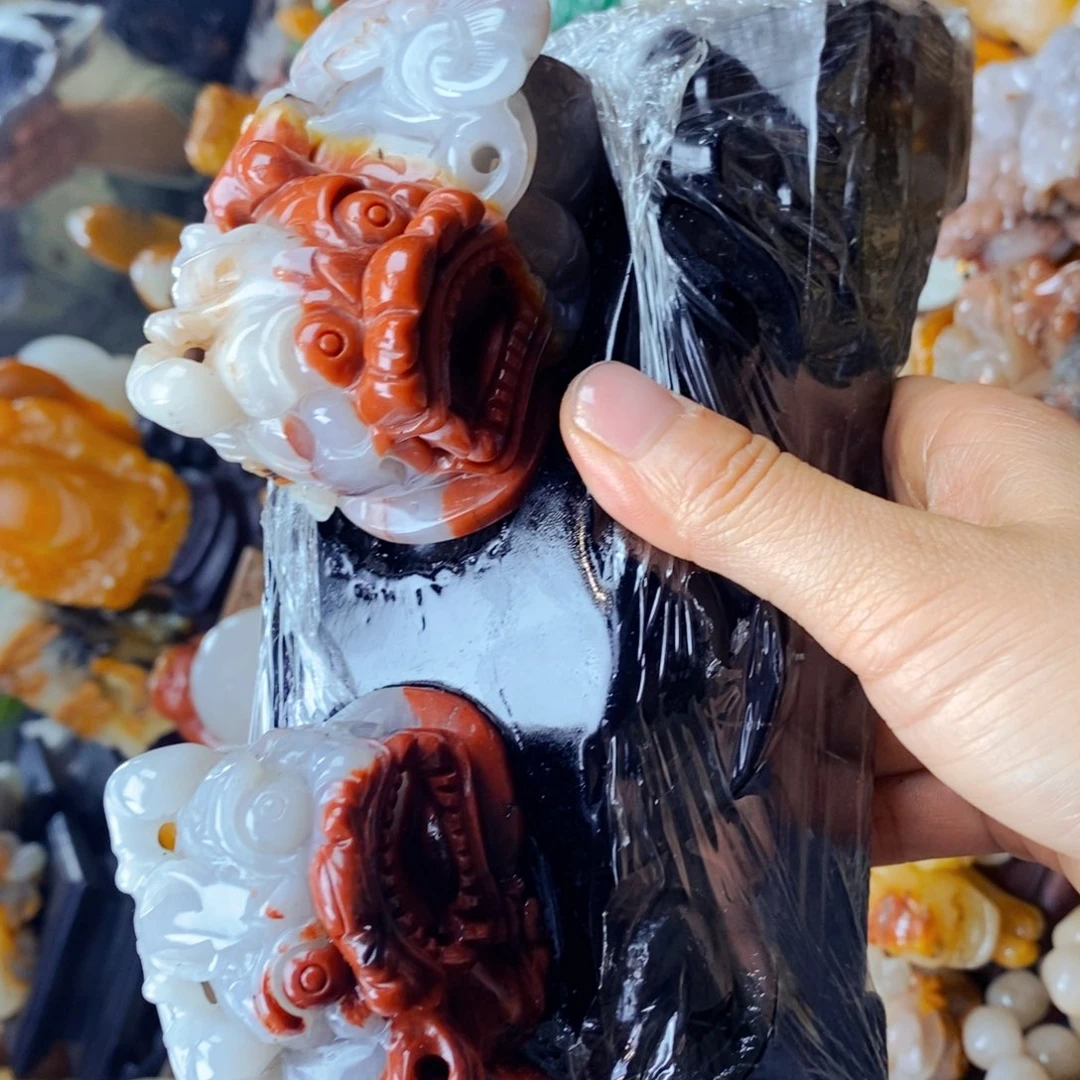 石英质玉（黄龙玉）未镶嵌吊坠(不含链)