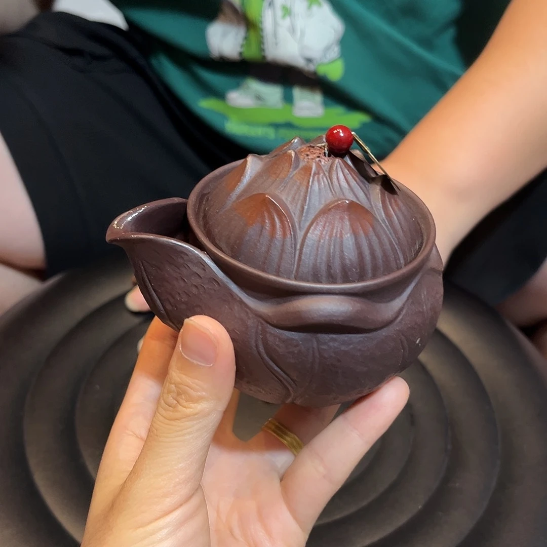 紫砂茶盘紫砂手抓壶