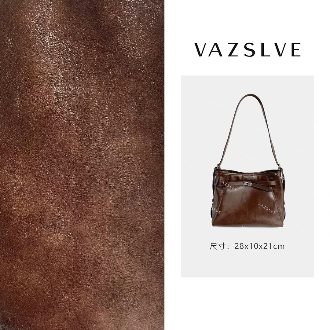 SK-82623-黑糖咖啡 小香风气质条纹设计师韩版斜跨轻奢女包