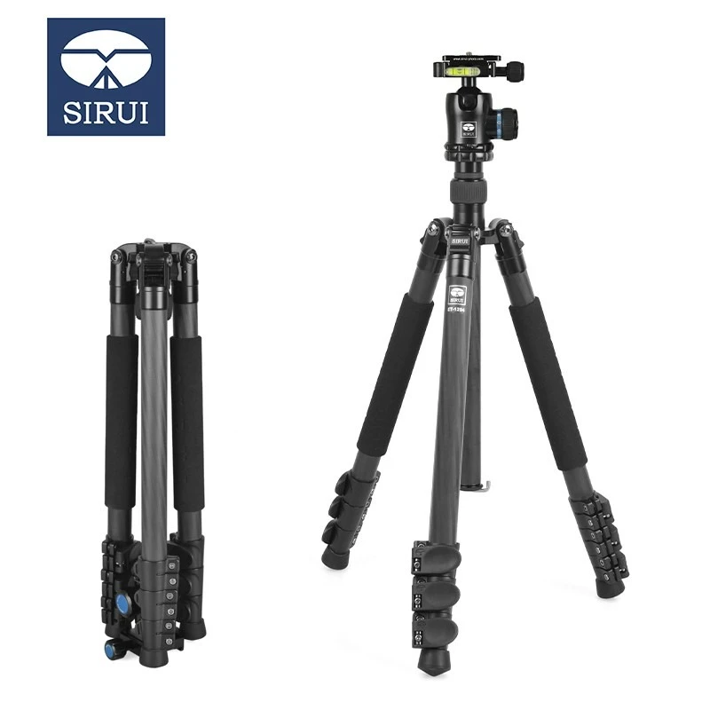 SIRUI/思锐ET1204+K10X单反相机碳纤维三脚架摄影旅行便携三脚架