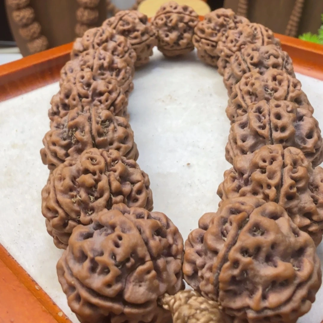 金刚菩提吊坠粗筋蜂窝双龙姜黄皮