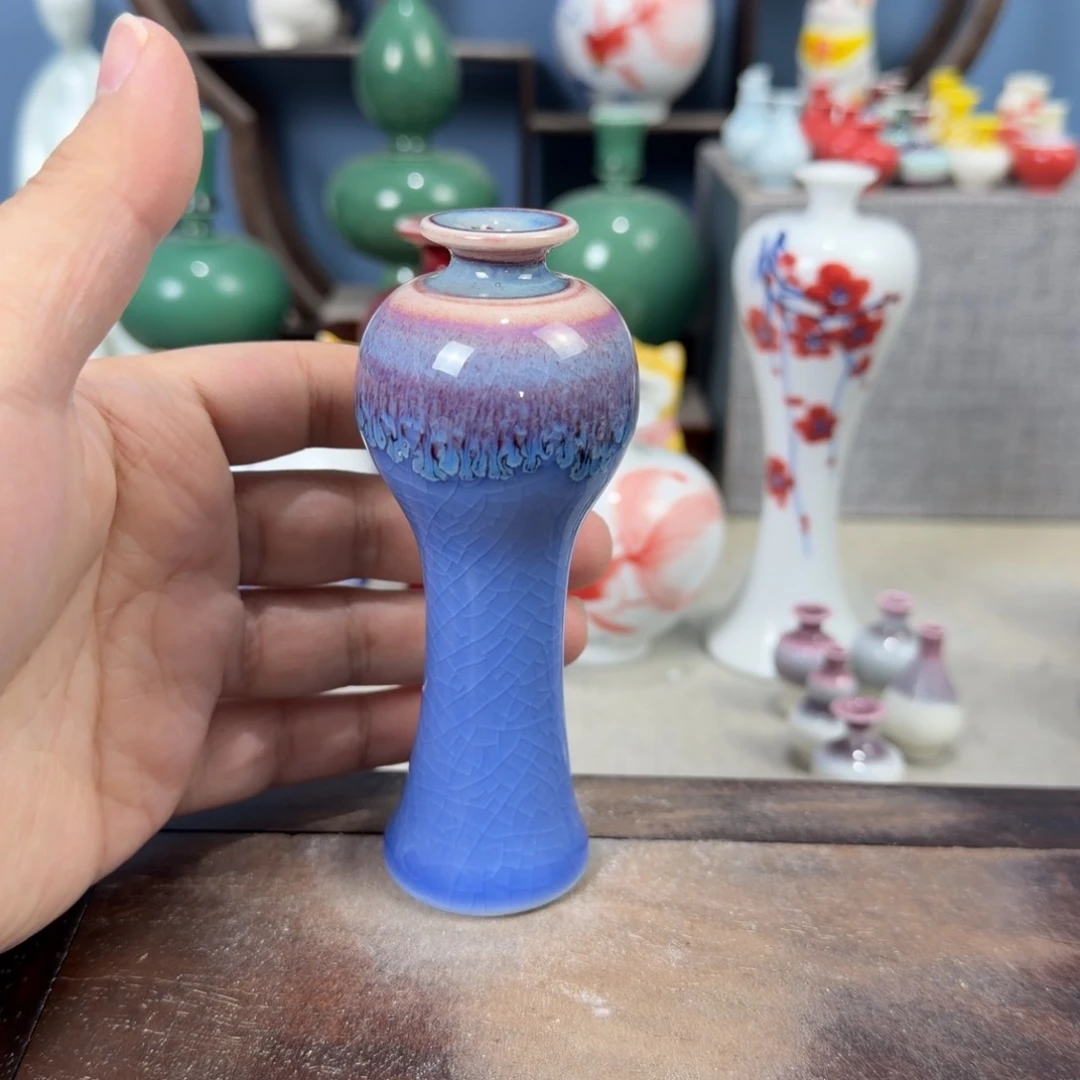 陶瓷手工小花器摆件