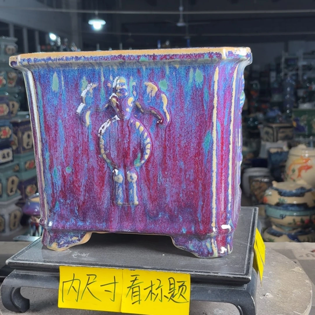 一风堂石湾花盆 内24*22微瑕缝隙