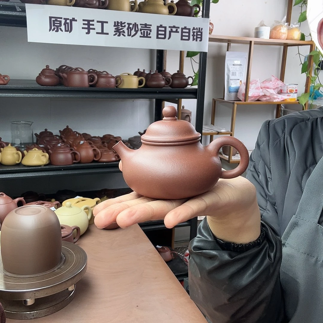 紫砂茶壶中槽清容天壶