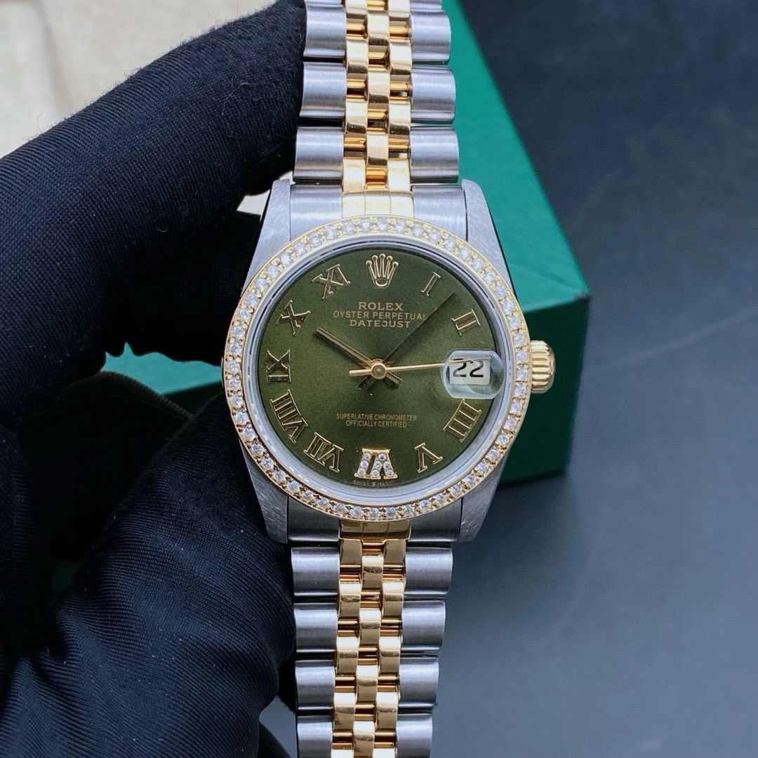 99新 Rolex/劳力士 日志68273/机械女表/31表径/后盘