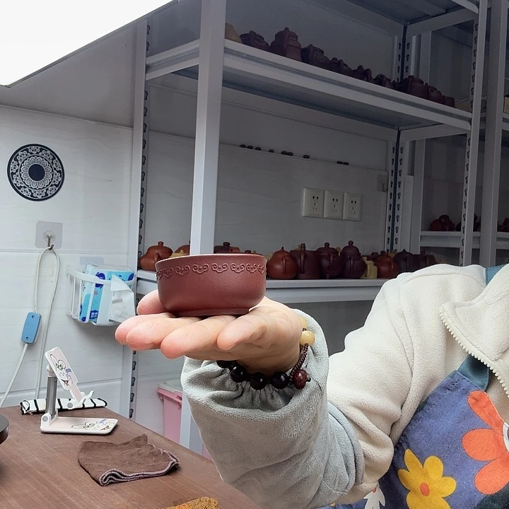 茶案紫泥如意杯如意杯