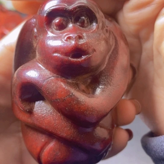 白玉菩提吊坠摆件