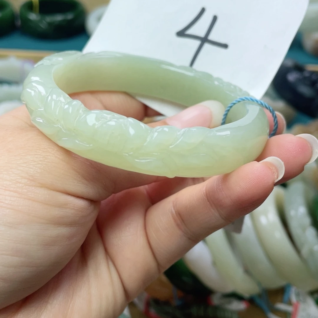 未镶嵌手镯和田玉圈口59