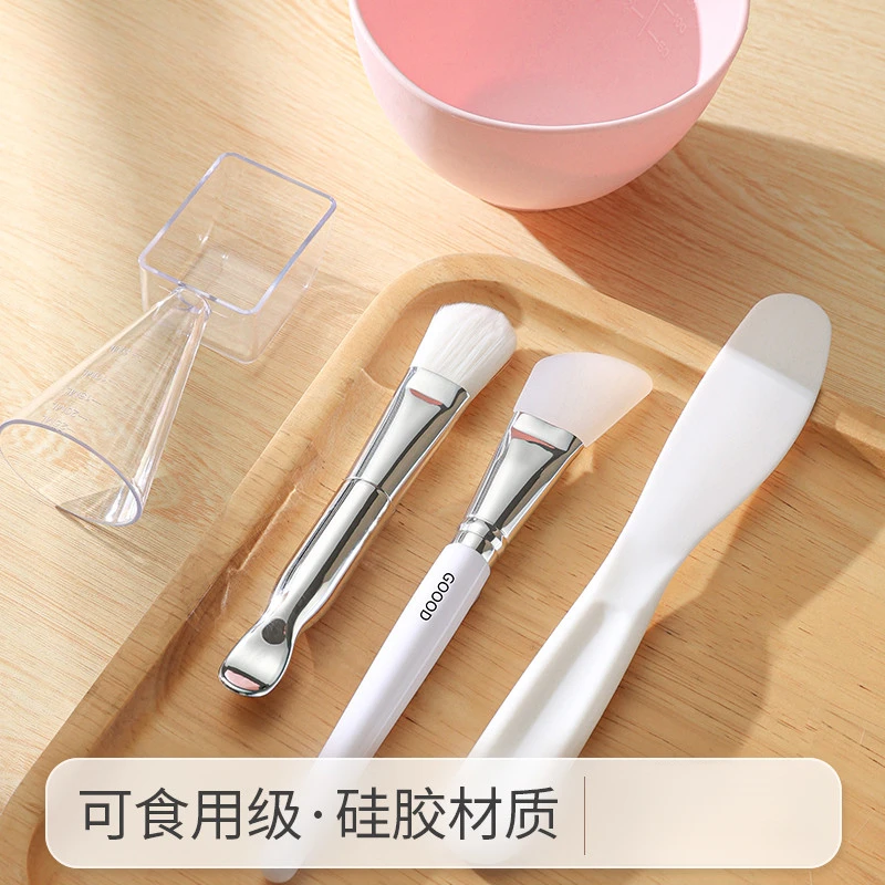 法国大牌正品泥膜刷子涂抹软膜水疗专用美容工具套装加碗勺刮板铲