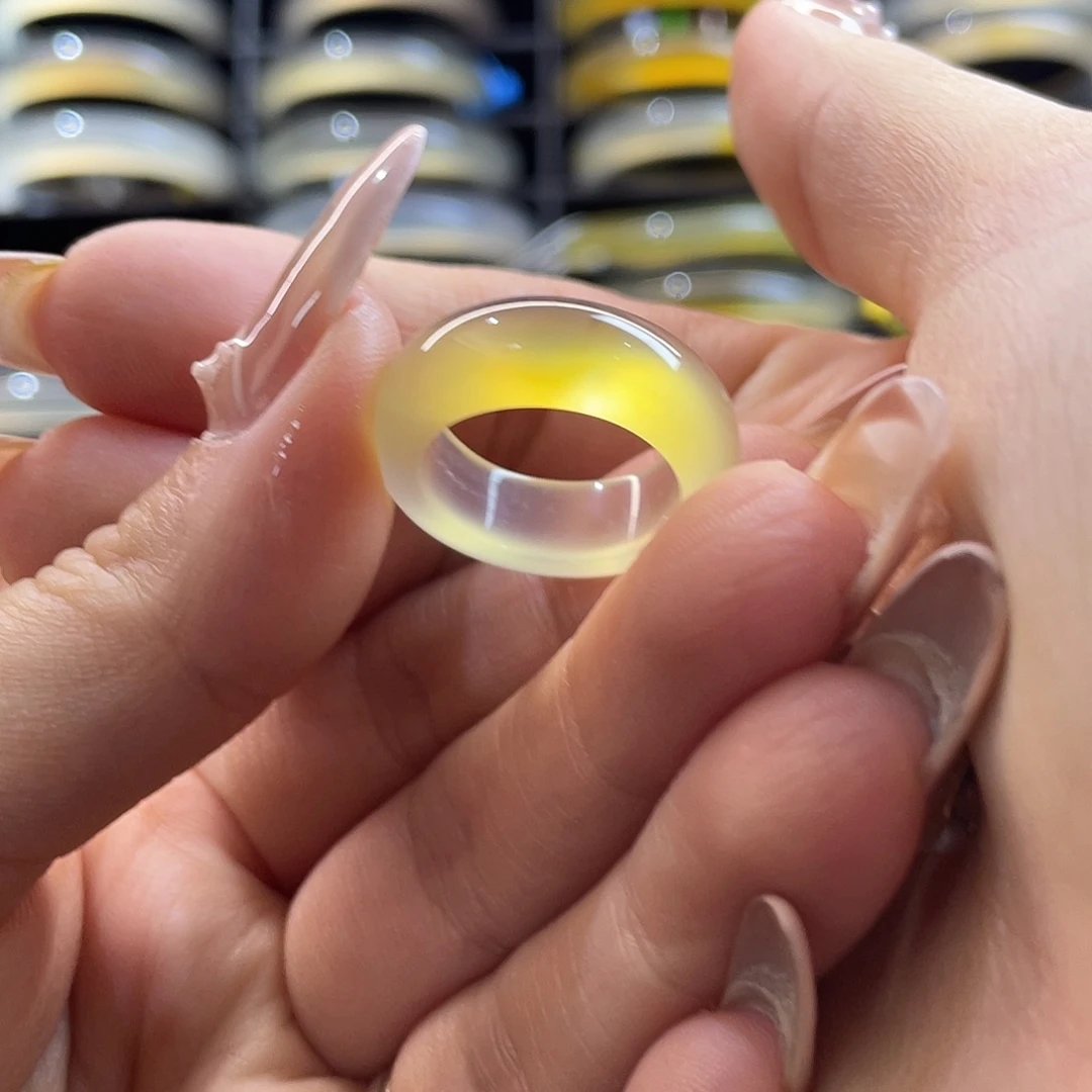 玛瑙/玉髓未镶嵌戒指