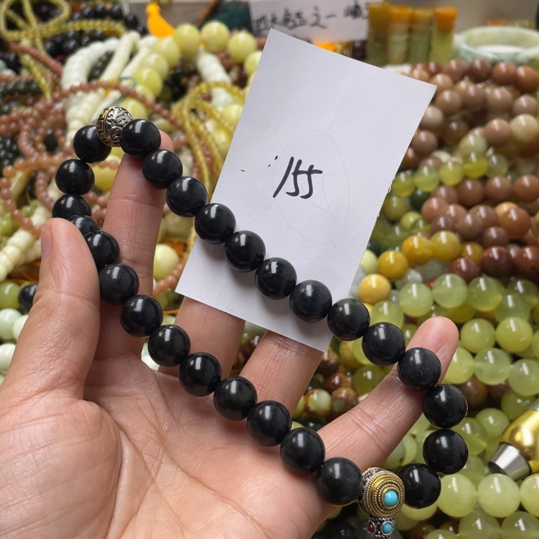 蛇纹石玉手链未镶嵌