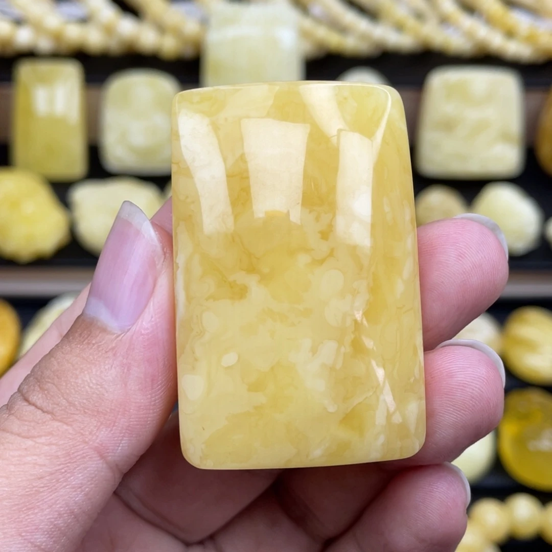 裸石琥珀未镶嵌琥珀蜜蜡
